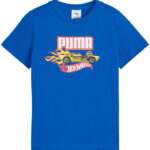 Puma x Hot Wheels T-shirt - Team Royal m. Print