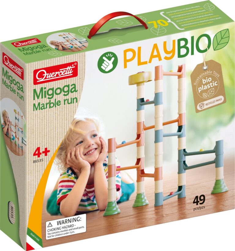 Quercetti - Kuglebane - Migoga Marble Run - Play Bio - Bioplast - 49 Dele