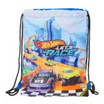 Rygsæk med Snore Hot Wheels Let's race Blå Sort 26 x 34 x 1 cm